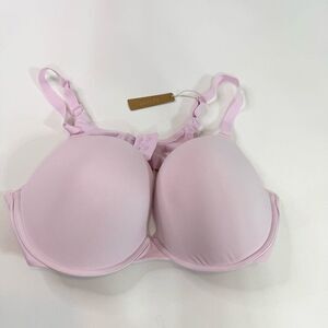 SKIMS Bra Womens Size 46D Cherry Blossom Pink Fits Everybody Push-Up Demi New